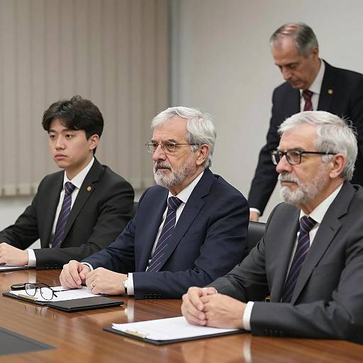 Business Meeting with Diverse Professionals