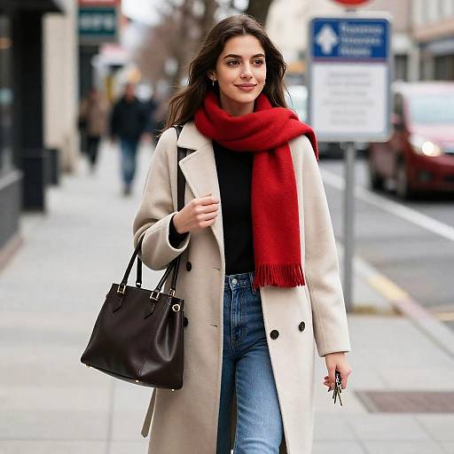 Urban Chic: Stylish Young Woman
