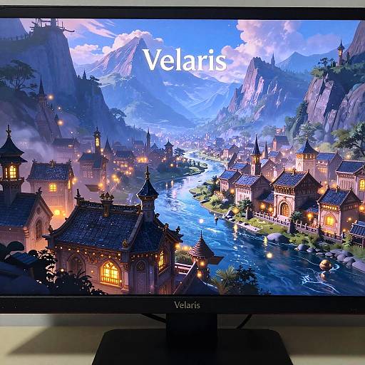 Velaris Dreamlike Panoramic Cityscape