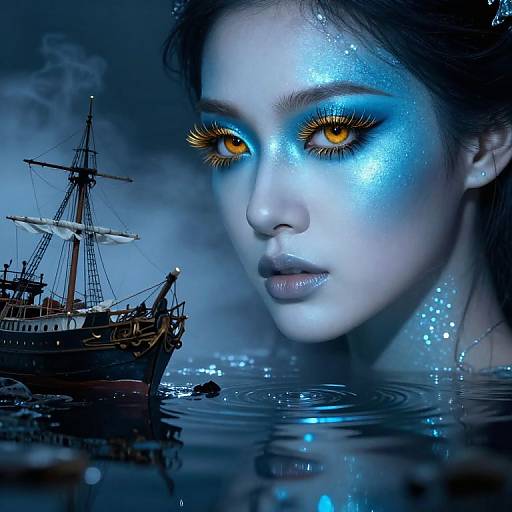 Mysterious Siren Enchantress by Shipwreck