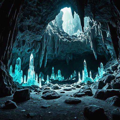 Crystalline Caves of Luminescent Spirits