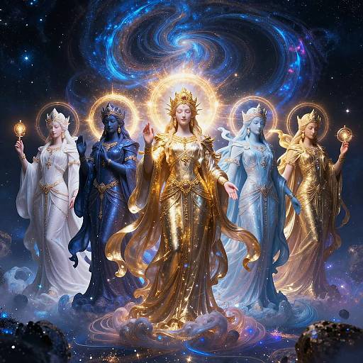 Legendarios as Celestial Ancient Gods