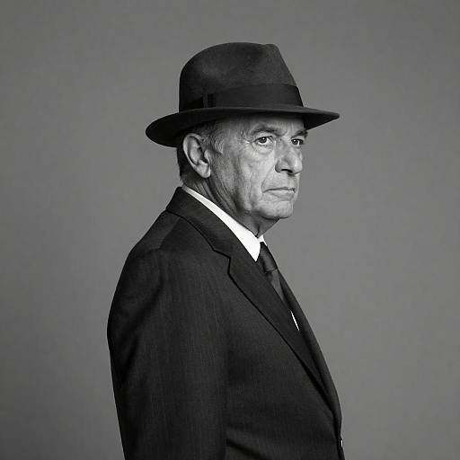 Vintage Portrait of a Stoic Gentleman