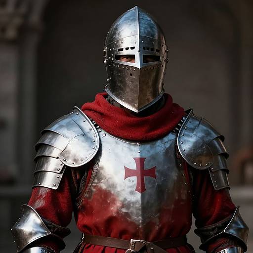 Medieval Male Warrior in Armor