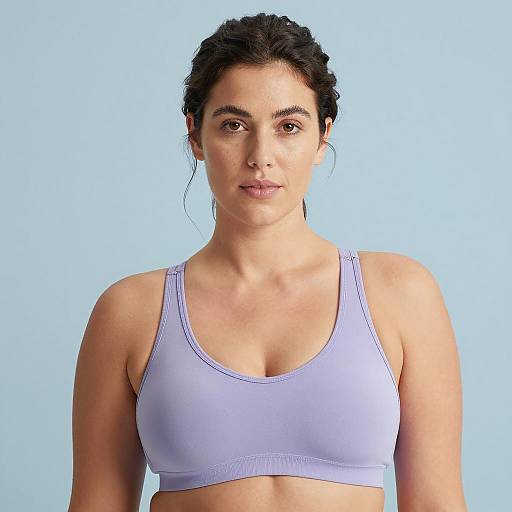 Casual Portrait of Woman in Sports Bra