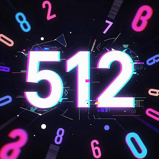 Glitch Art: Neon Cybernetic Fragments