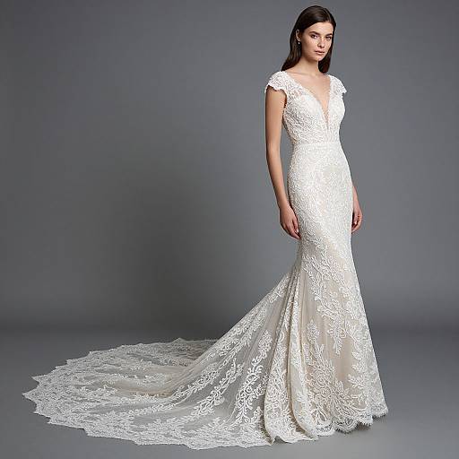 Elegant Lace Wedding Dress Showcase