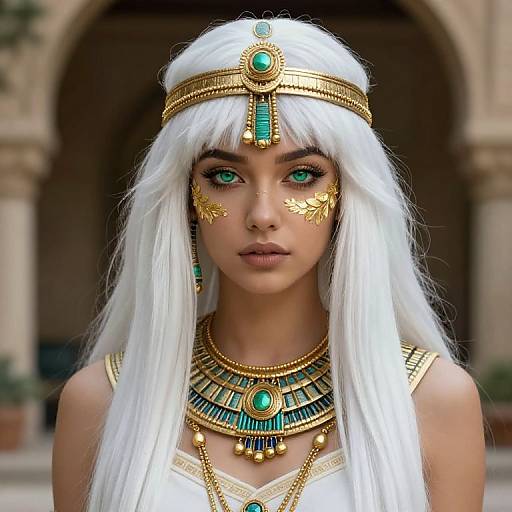 Fantasy Egyptian Biomechanics Teen Girl