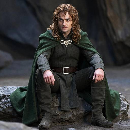 Man in Lord of the Rings Costume