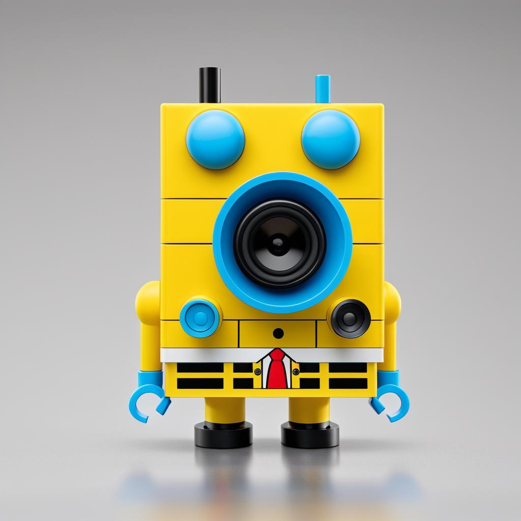 Customizable Leica Q SpongeBob Minifigure