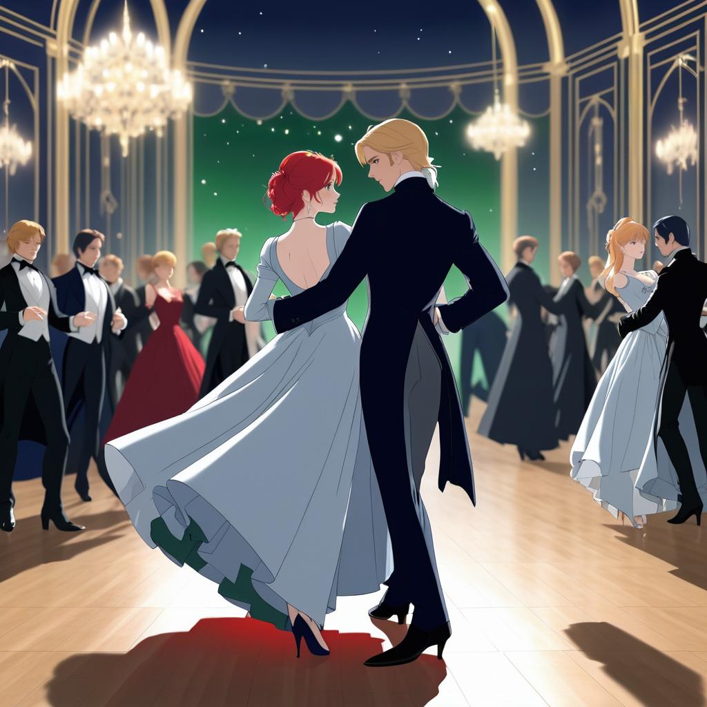 Elegant Dance of Aristocratic Vampires