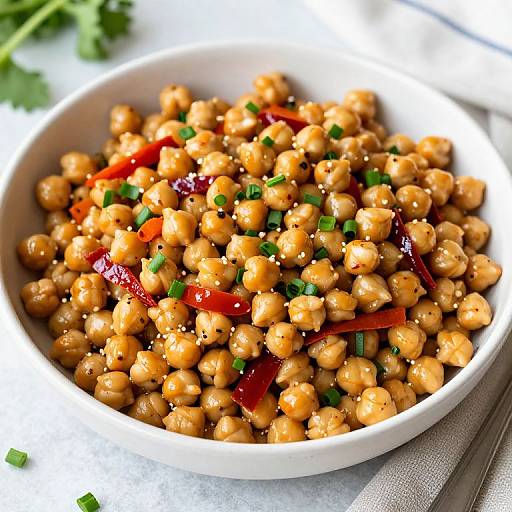 Quick Spicy Chickpea Salad Recipe