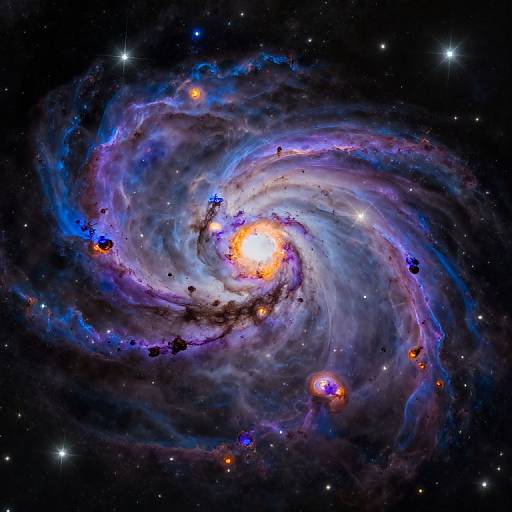 Vibrant Star Cluster in Space