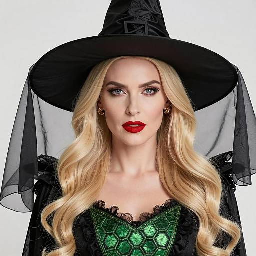 Witch Costume Portrait Woman