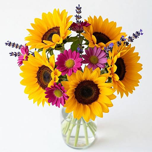 Vibrant Sunflower and Daisy Bouquet