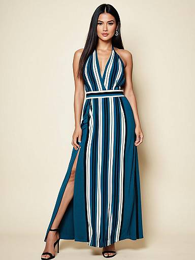 Chic Boho Fashion: Royal Blue Maxi Dress