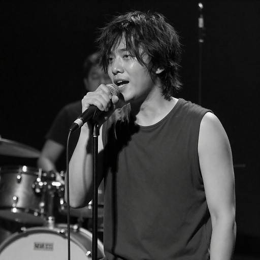 Male Singer Performing on Stage