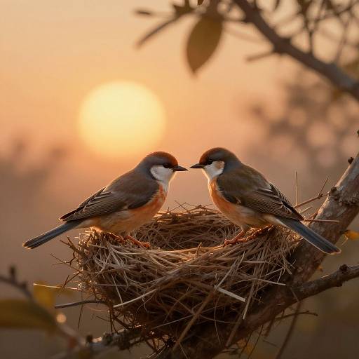 Impressionist Birds Building Trust