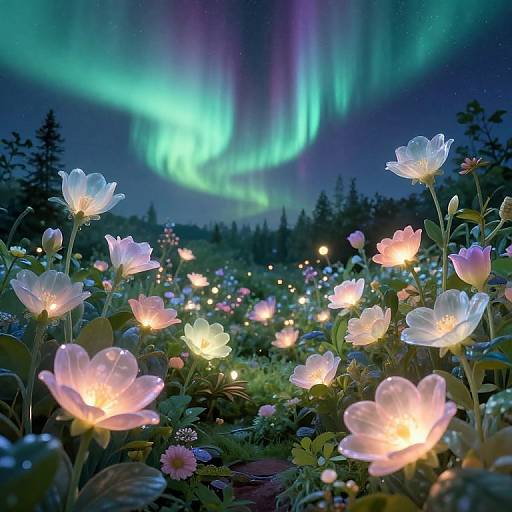 Enigmatic Celestial Garden Overlook