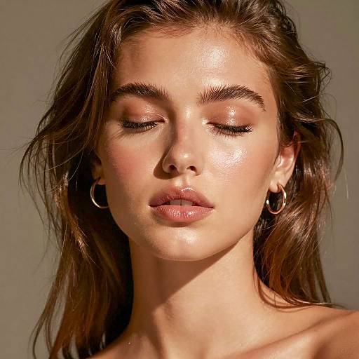 Serene Portrait of a Young Woman