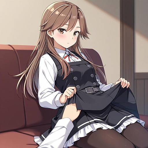 Illustration of Arashio kai ni (kancolle), kantai collection in the style of Ayasaka