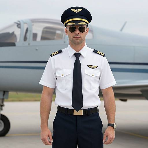 Top Gun Pilot in Uniform