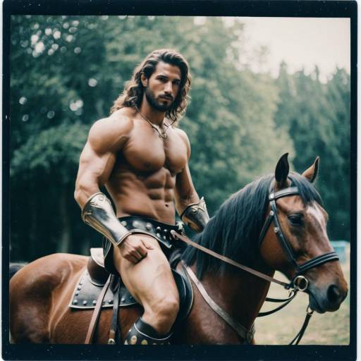 Warrior Centaur Cosplay with Bokeh Effect