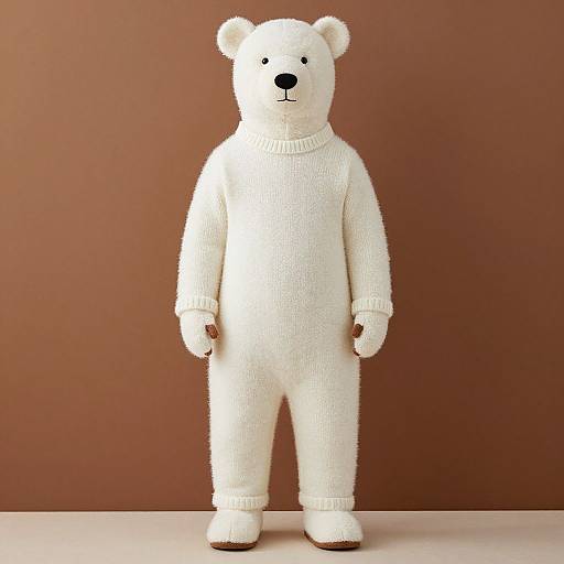 Adult Wool Bear Onesie Costume