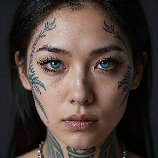 Hyperrealist Portrait of Inuit Woman