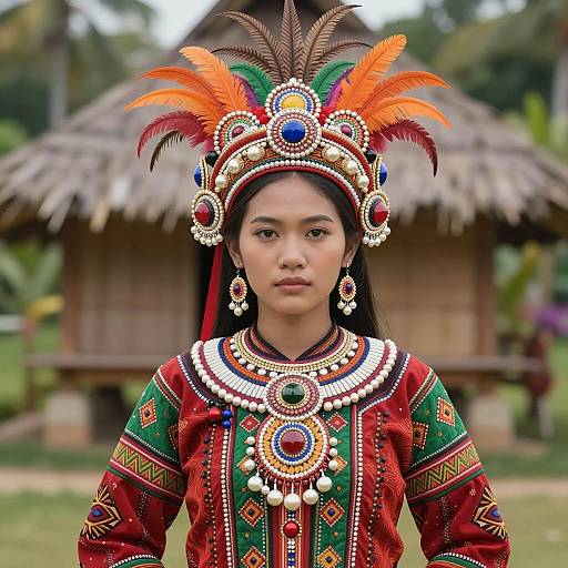 Stunning Portrait in Filipino Cultural Attire
