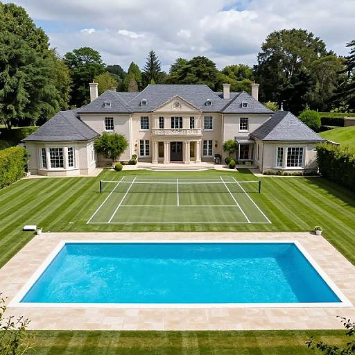 Luxury Secluded Mansion with Amenities