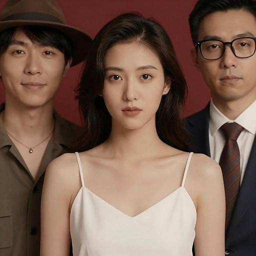 Group Portrait with Warm Background