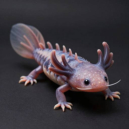 Studio Photo of Axolotl Alien