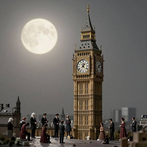 Clock Tower Reversing Time Ceremony