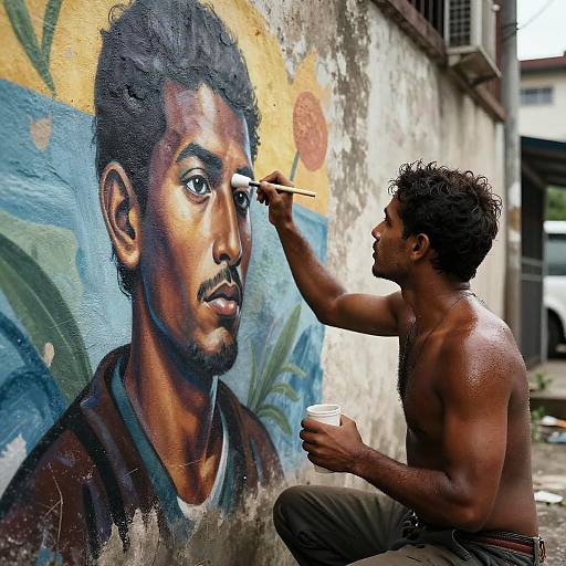 Homeless Artist's Grit and Passion