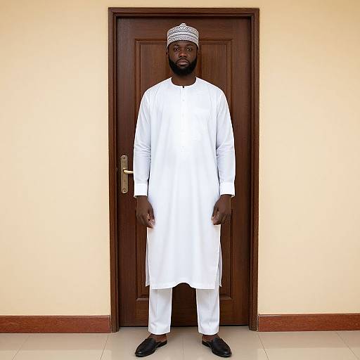 Realistic Agbada Style Male Portrait