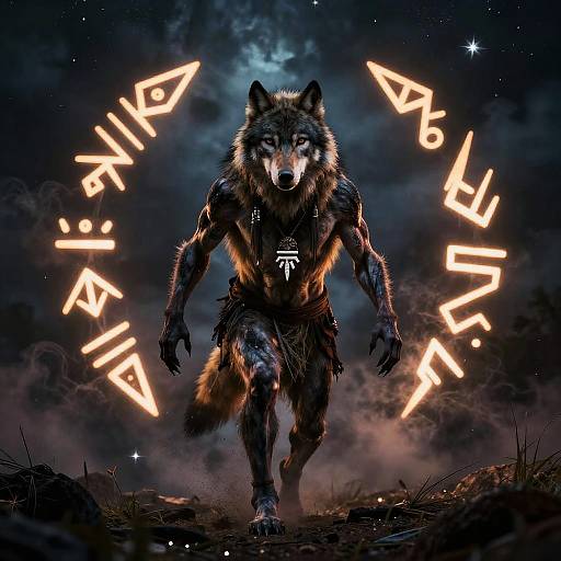 Haunting Skinwalker Transformation Scene