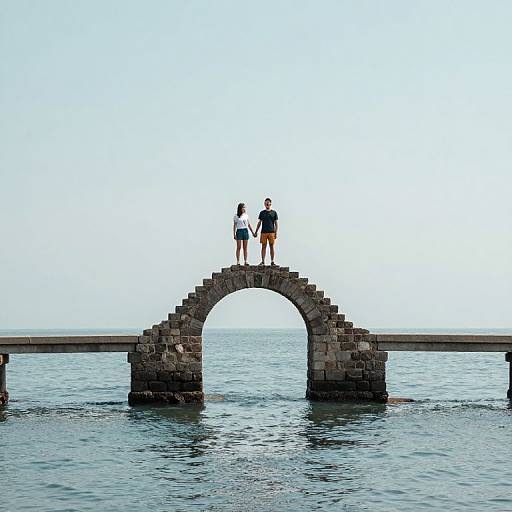 Surreal Bridge Between Two Worlds