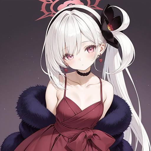 Illustration of Mutsuki (dress) (blue archive), blue archive in the style of Ryo (tg290)