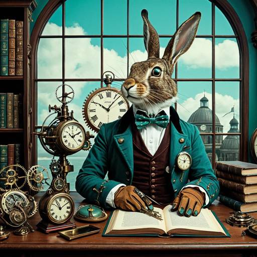 Steampunk Adventure: Clockwork Hare and Sky Pirate Steampunk Adventure: Clockwork Hare and Sky Pirate