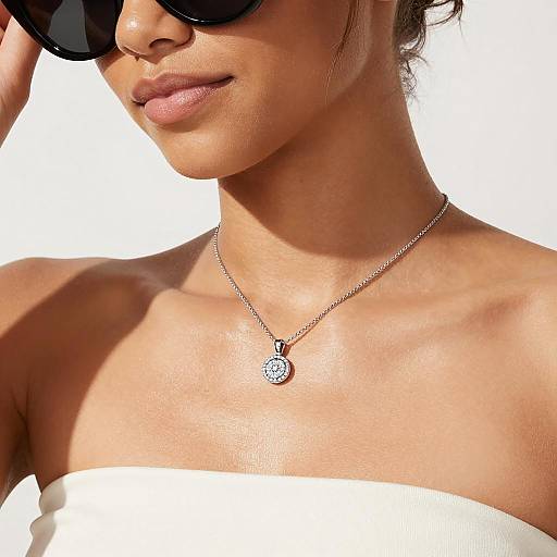 Zendaya's Minimalist Diamond Necklace Delight