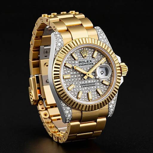 Intricate Lego Rolex Luxury Watch
