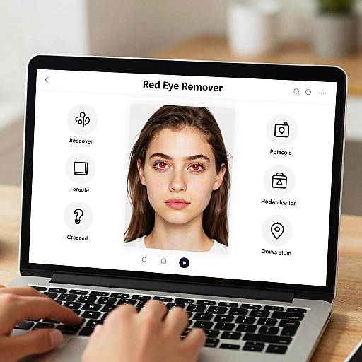Red Eye Remover Online Interface