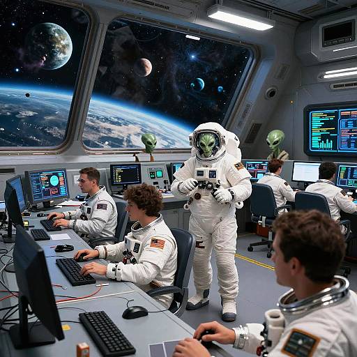 Intergalactic Space Station Negotiations