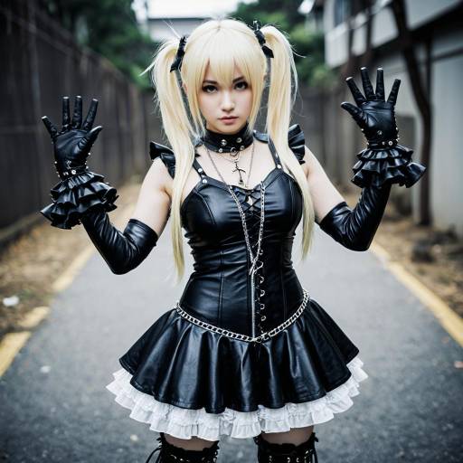 Edgy Misa Amane Cosplay Glamour