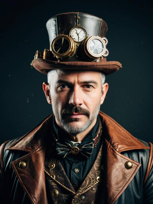 Steampunk Halloween Cosplay Portrait