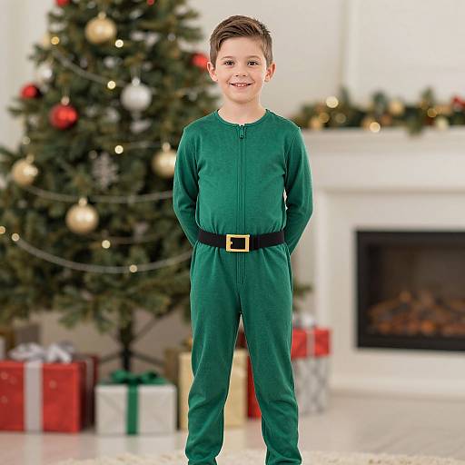Festive Christmas Catsuit Boy