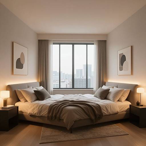 Modern Pentagon Bedroom Design