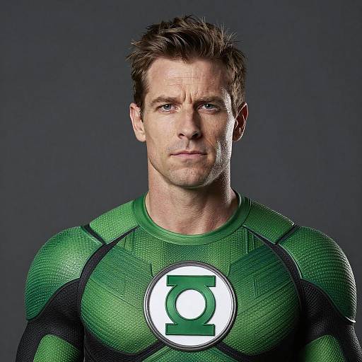 Epic Green Lantern Portrait of SKS Person