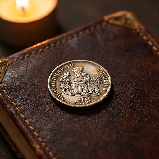 Golden Dukaten Coin on Ledger